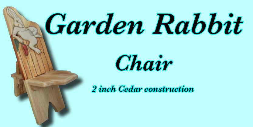 Garden rabbit Chair, xchair, deck chair, garden chair, chair